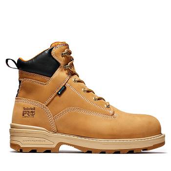 Timberland Férfi PRO Resistor 6" Comp Toe Munkavédelmi Bakancs Teve